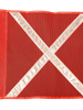 Florescent Industrial Flag with Reflective X.